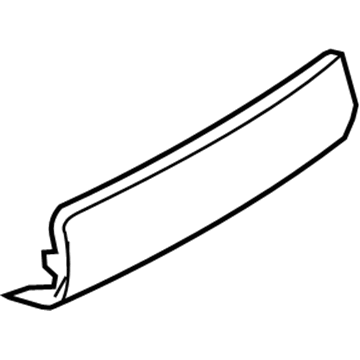 Infiniti 85018-1LA0H Filler-Rear Bumper