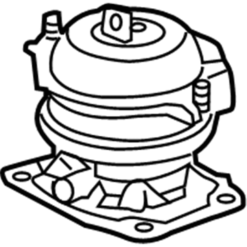 Honda 50830-SZA-A02 Rubber Assy., FR. Engine Mounting