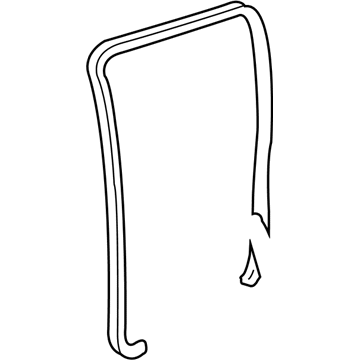 GM 15097864 Weatherstrip Asm-Rear Side Door T