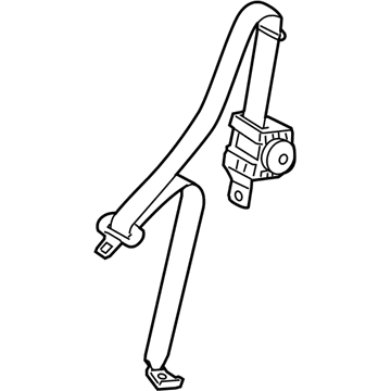 GM 19204149 Center Belt Assembly