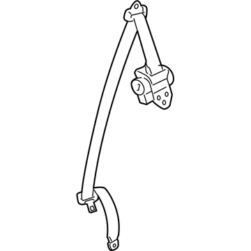 GM 19204151 Belt & Retractor