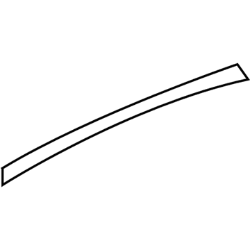 Hyundai 86382-A5000 Tape-Rear Door Black Frame Upper, LH