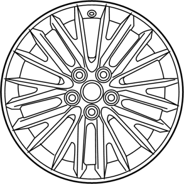 Lexus 4261A-53291 Wheel, Disc Chrome P