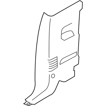 Nissan 76915-EZ01A Garnish-Center Pillar, Lower RH