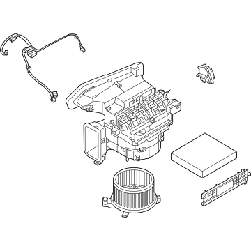 Nissan 27200-6TA0C BLOWER ASSY-FRONT