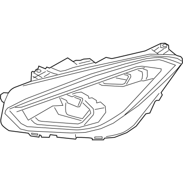 BMW 63-11-9-498-480 HEADLIGHT, LED, AHL, HIGH, R