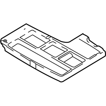 Hyundai 85715-2E000 Tray-Luggage Center, Under