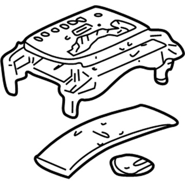 Acura 54710-S0K-A94 Escutcheon, Console