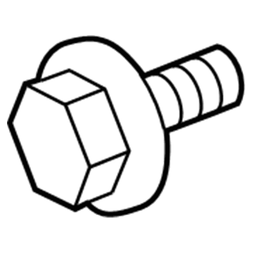 Infiniti 081A8-6121A Bolt-FLG, Hex Pp Type 2 7T M6