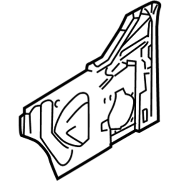 BMW 41-21-8-398-677 Left Interior Column A
