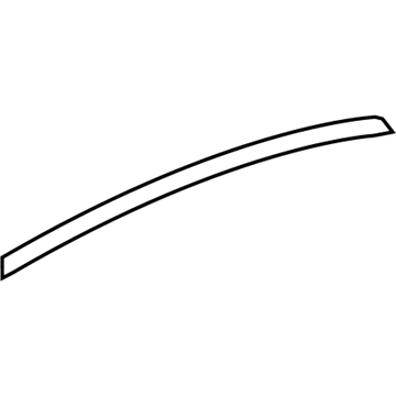 Hyundai 86392-0U200 Tape-Rear Door Black Frame Upper, RH