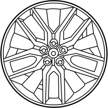 Ford FT4Z-1007-H Wheel, Alloy