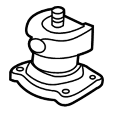 Acura 50810-S0K-A81 Rubber Assembly, Rear Engine Mounting (Ecm)