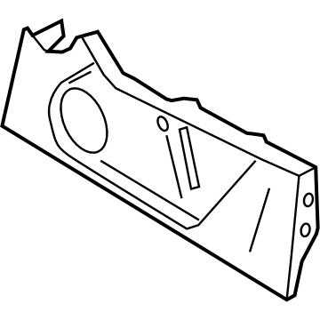 Nissan 87330-3YW0A Finisher Assy-Cushion, Front Seat RH