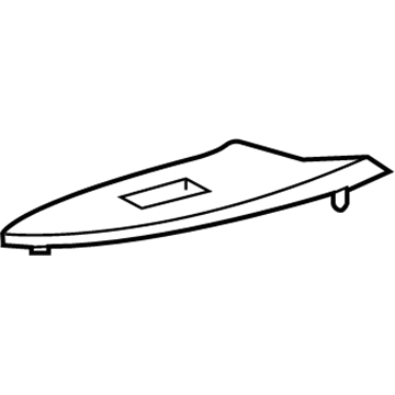 Lexus 74231-60A00 Panel, Front Door ARMREST Base