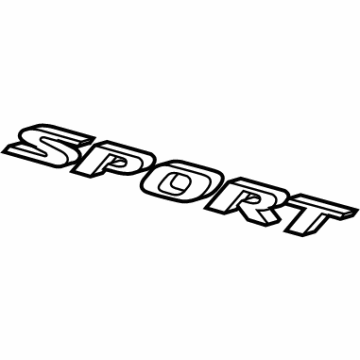 Honda 75723-3A0-A10 EMBLEM, RR
