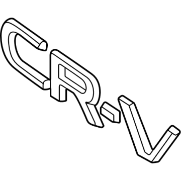 Honda 75722-3A0-A00 EMBLEM, RR