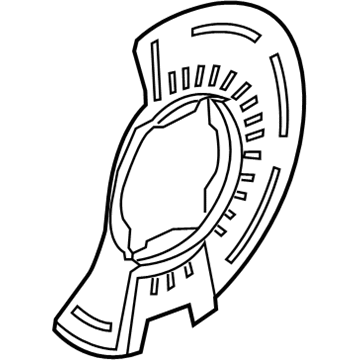 Kia 51756S1800 Front Brake Disc Cover