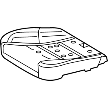 Lexus 71512-30730 Pad, Front Seat Cushion