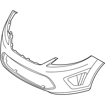 Ford AE8Z-17D957-AAPTM Bumper Cover
