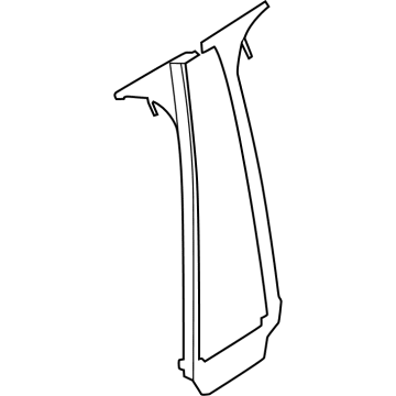 BMW 51-33-8-491-331 SEAL B-PILLAR TRIM PANEL LEF