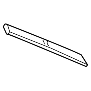 GM 15683408 Grille Asm-Windshield Defroster Nozzle *Graphite