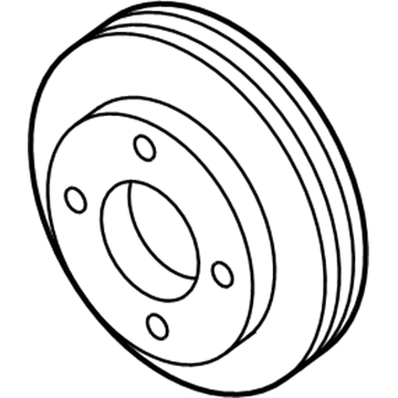 Nissan 21051-4S100 Pulley-Fan & Water Pump