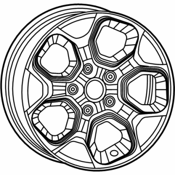Mopar 6SV831XFAA Aluminum Wheel