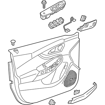 GM 84035474 Door Trim Panel