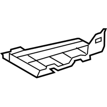 Lexus 57627-50020 Cover, Rear Floor Side Member, RH