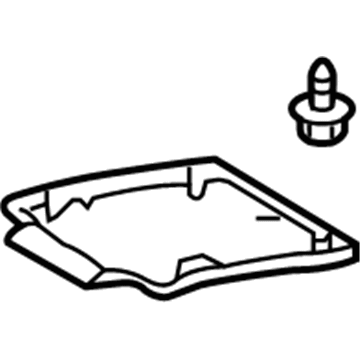 Toyota 58136-51010 Front Floor Pan Hole Cover