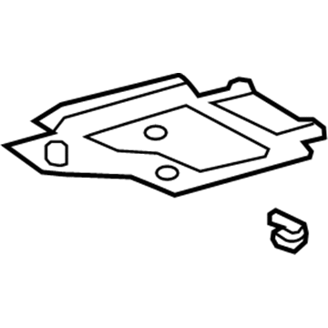 Lexus 57508-50010 Reinforcement Sub-Assy, Front Floor, RH