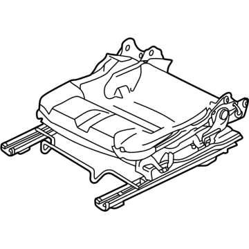 Nissan 87151-6LB0A Frame Assy-Cushion, Front Seat LH