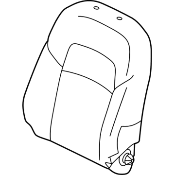 Nissan 87650-6LB0A Back Assy-Front Seat