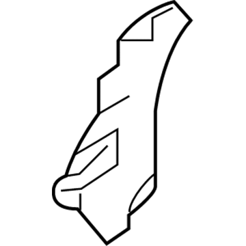 Infiniti 21558-5DA2A Air Guide-Radiator Side, RH