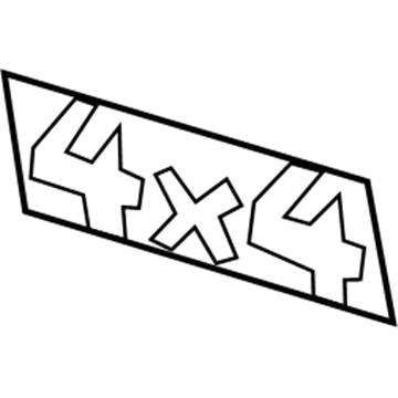 GM 15779675 Decal