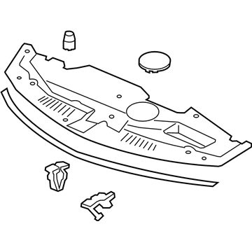 Acura 71123-SJA-A01 Cover, Front Grille