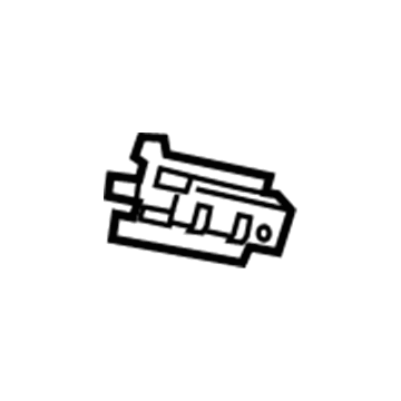BMW 41-00-7-493-959 MOUNT, BELT RETRACTOR, REAR