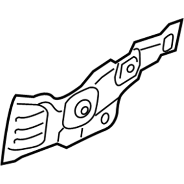 BMW 41-00-7-474-945 END PLATE, SIDE MEMBER, LEFT