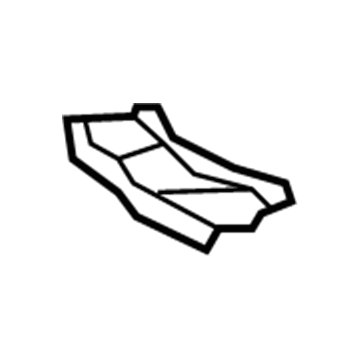 Toyota 57636-63010 Sidemember Rail Reinforcement