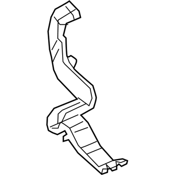 Mopar 68376228AB Duct-Floor