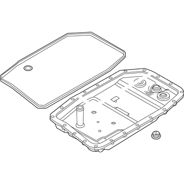 BMW 24-15-2-333-903 Transmission Oil Pan With Filter Repair Set