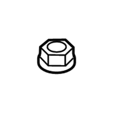 BMW 07-11-9-907-135 Hex Nut With Flange
