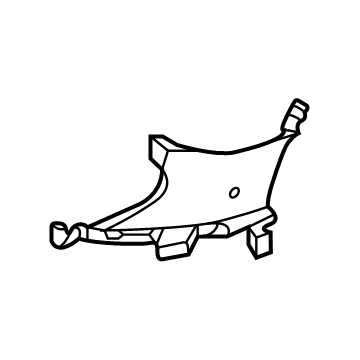 Hyundai 86541-L0400 Air Duct-FR Bumper, LH