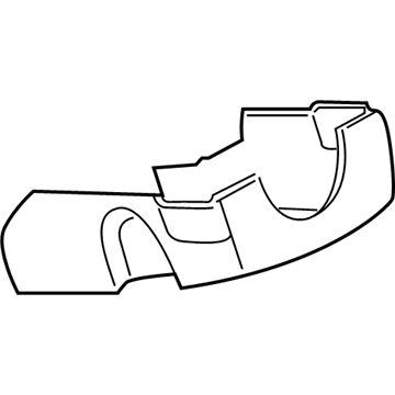 Hyundai 84852-25500-LT Steering Column Lower Shroud