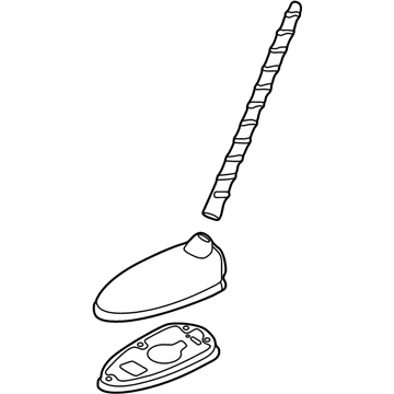 Kia 962103W000 Combination Antenna Assembly