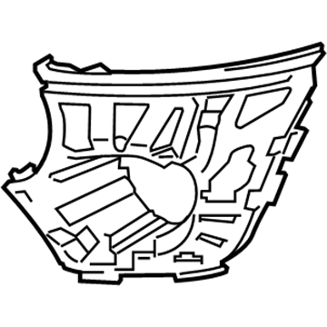 BMW 51-11-7-390-545 Mounting Front Light Left