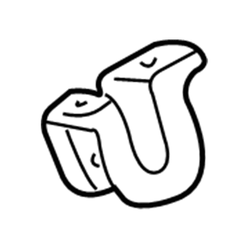 GM 15538492 Clamp, Front Stabilizer Shaft Insulator