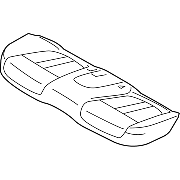 BMW 52-20-7-354-630 Foam Section, Basic, Seat