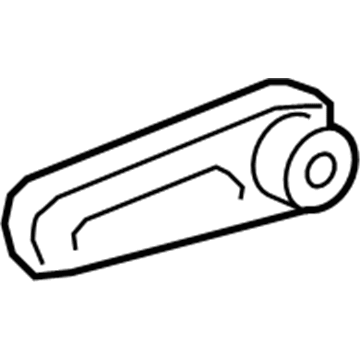 Lexus 72525-0E010-A0 Handle, Reclining Adjuster Release, NO.1 RH